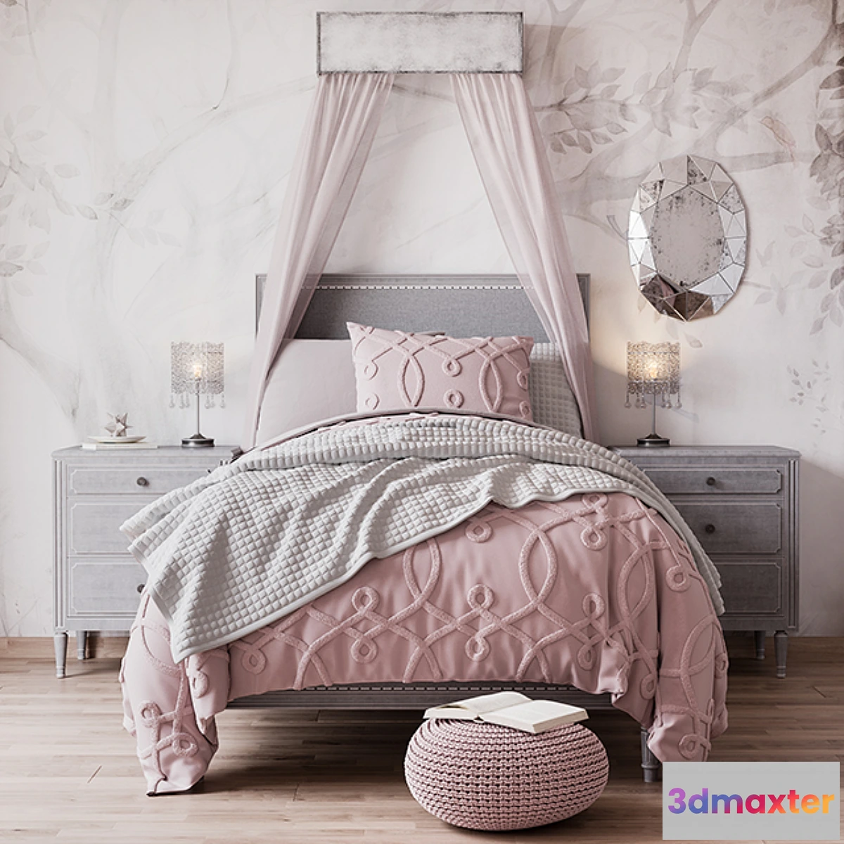 660377 - Bed MARCELLE UPHOLSTERED BED from Restoration Hardware Baby & Child