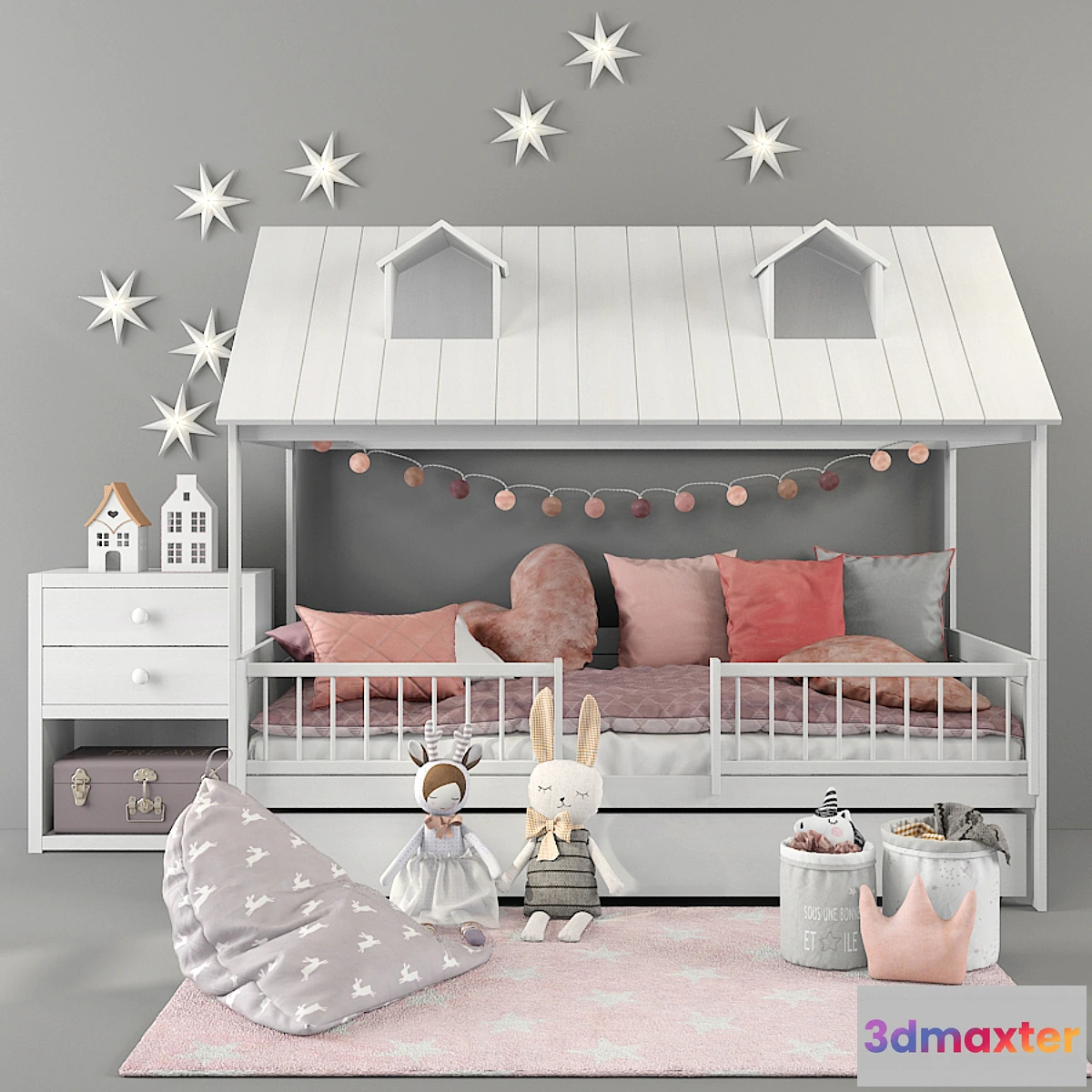 660647 - Bed LifeTime BEACHHOUSE HUTBED 01