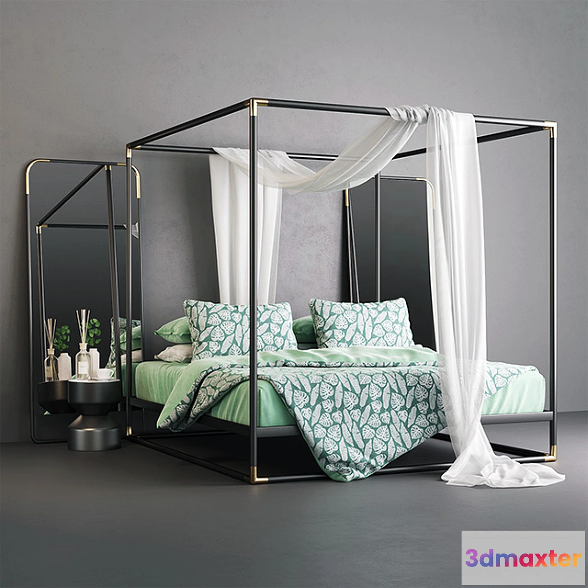 663111 - Frame Canopy Bed