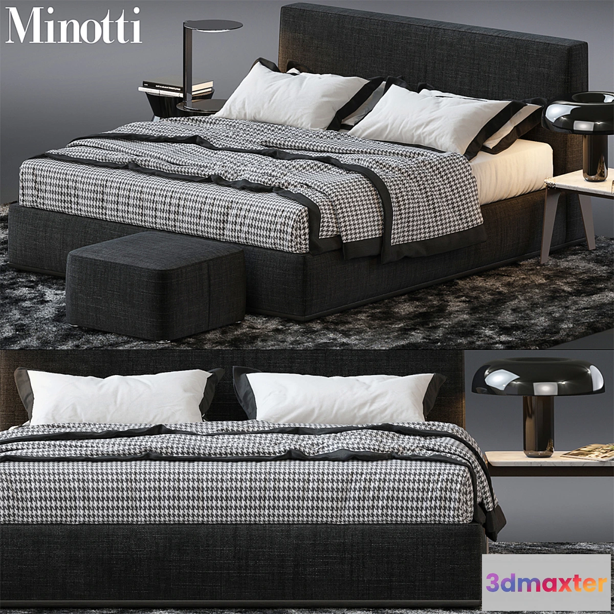 663225 - Bed by Minotti 3