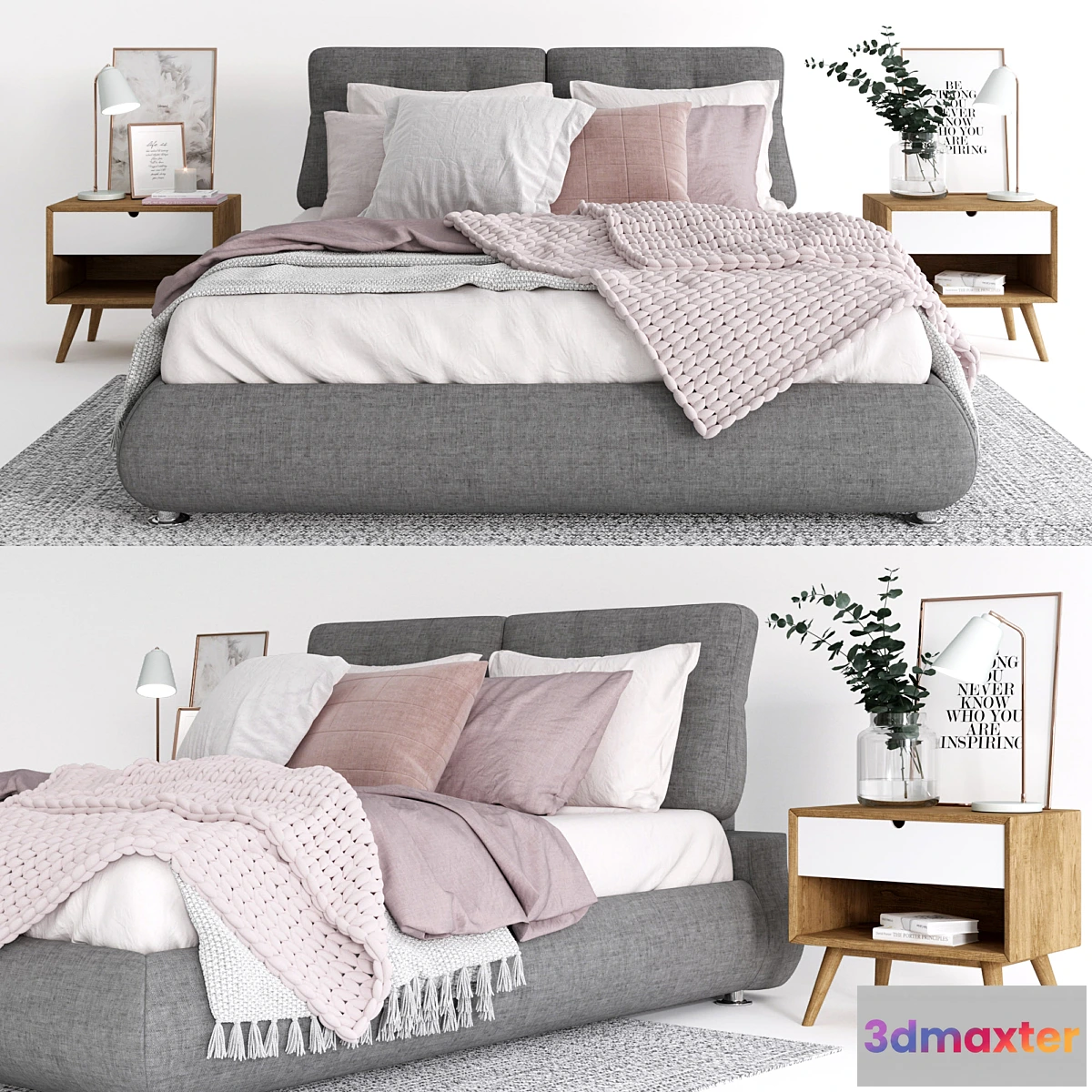 663729 - Scandinavian bedroom set 01 - No.5