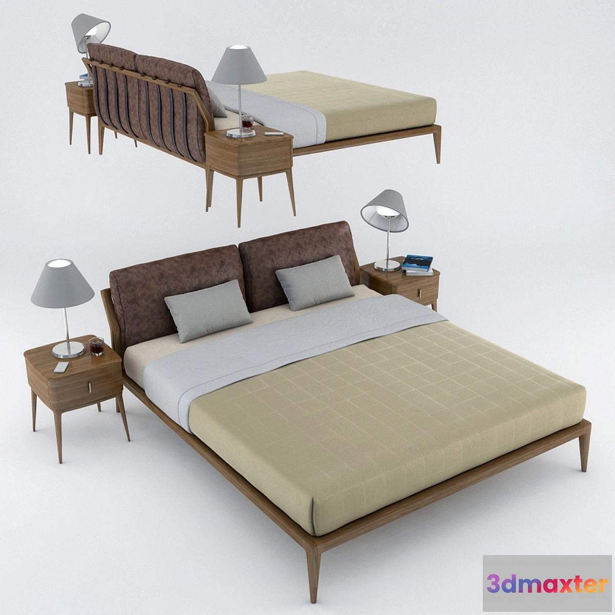 667517 - Philipp Selva Indigo bed