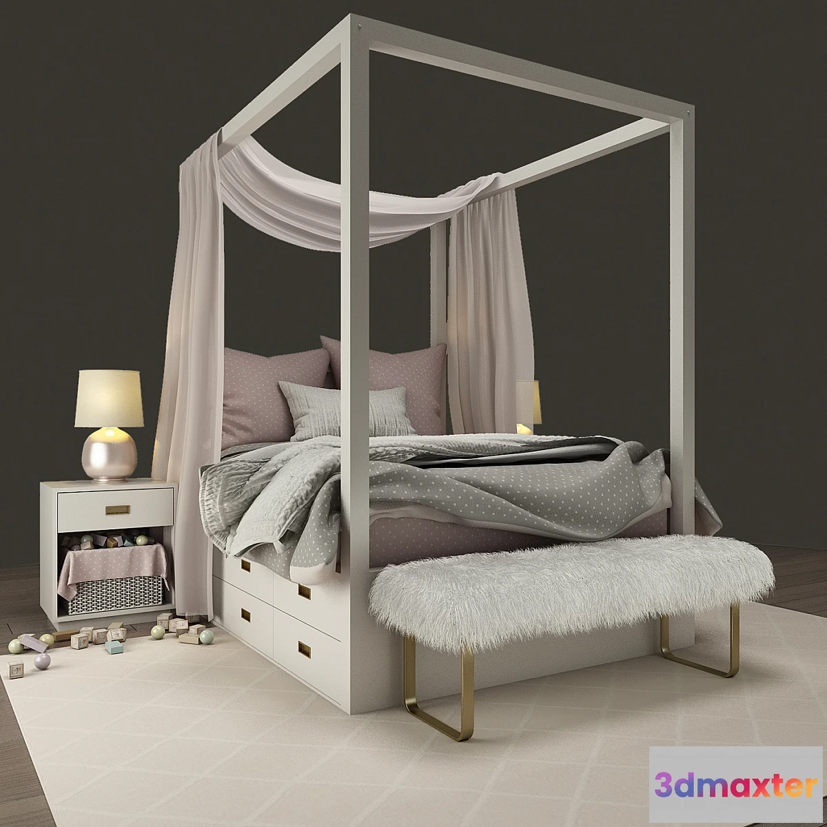 668257 - BED Restoration Hardware AVALON