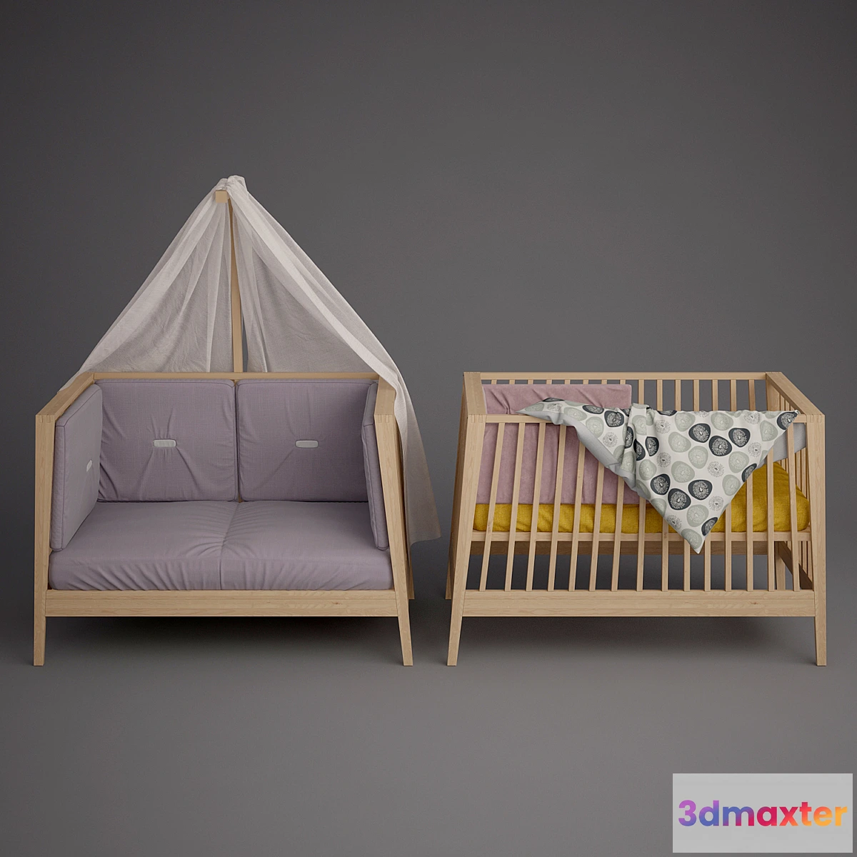 673319 - Baby cot Linea by Leander - No.2