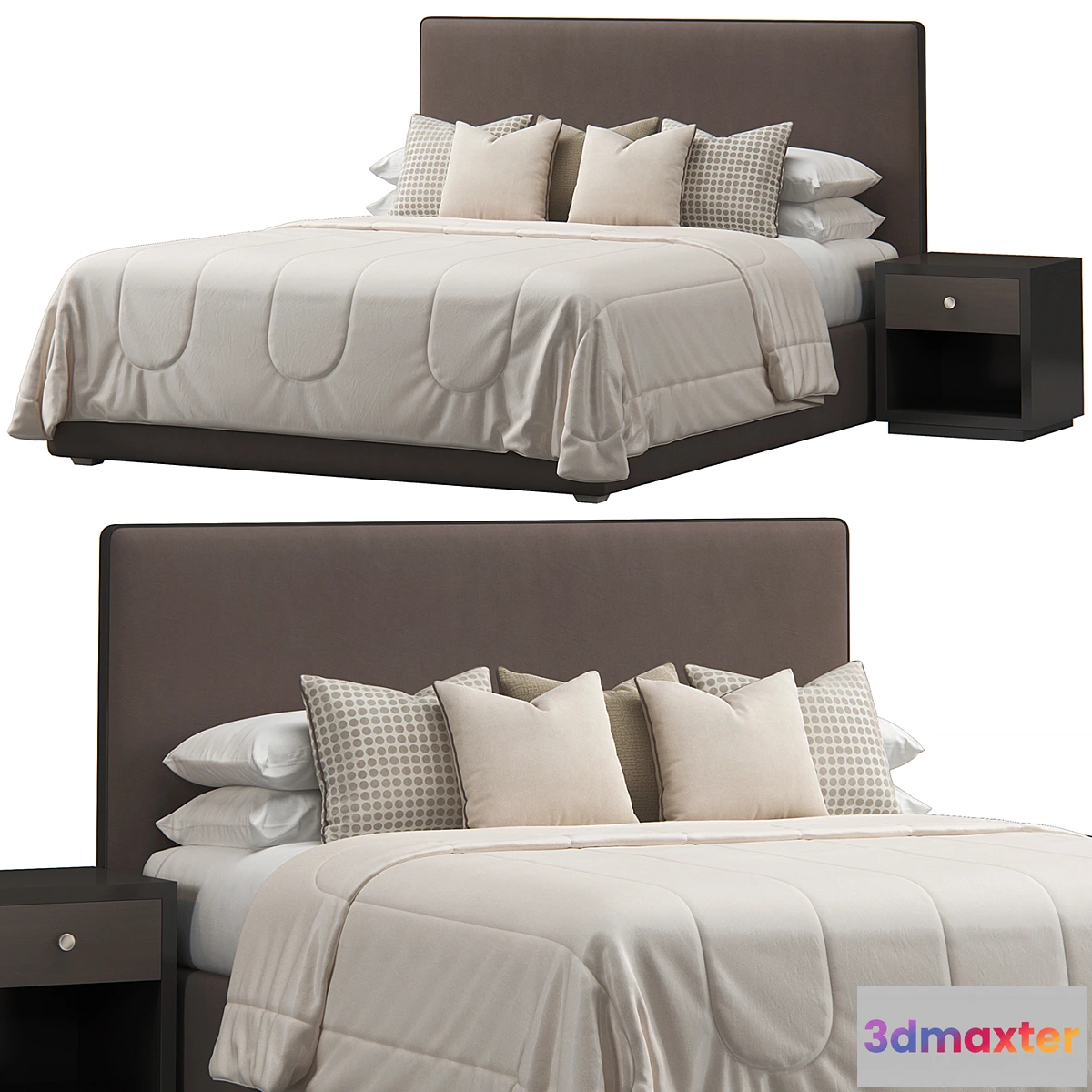 676995 - Frame Headboard Bed