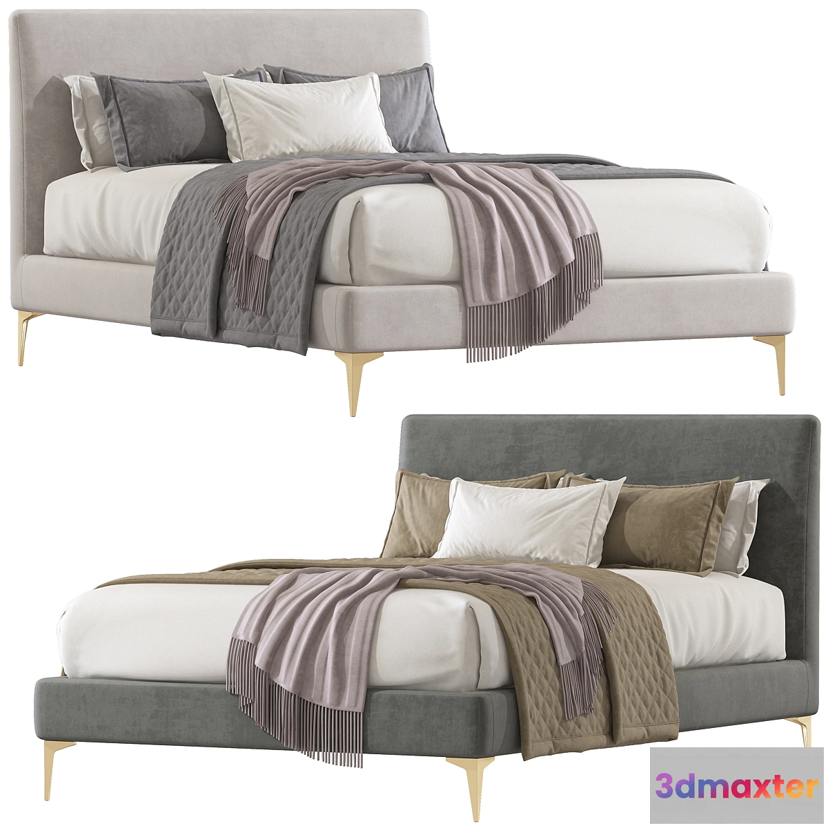 677013 - Andes Bed - Metal Legs 101