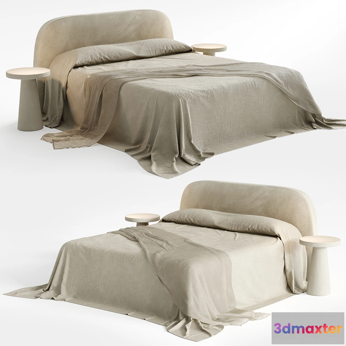 677033 - Beige bed linen Zara Home