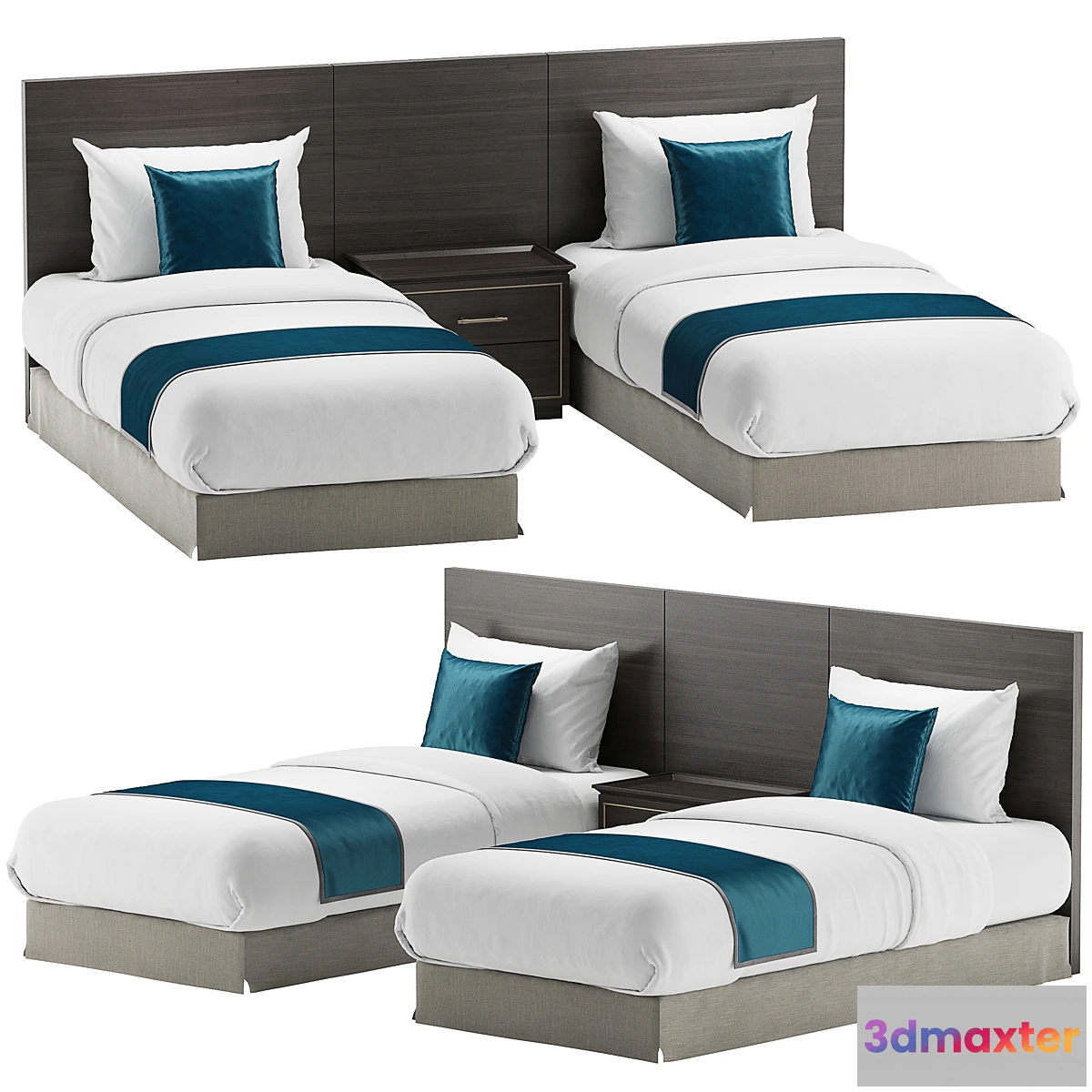 691614 - Twin bed for hotel room 2