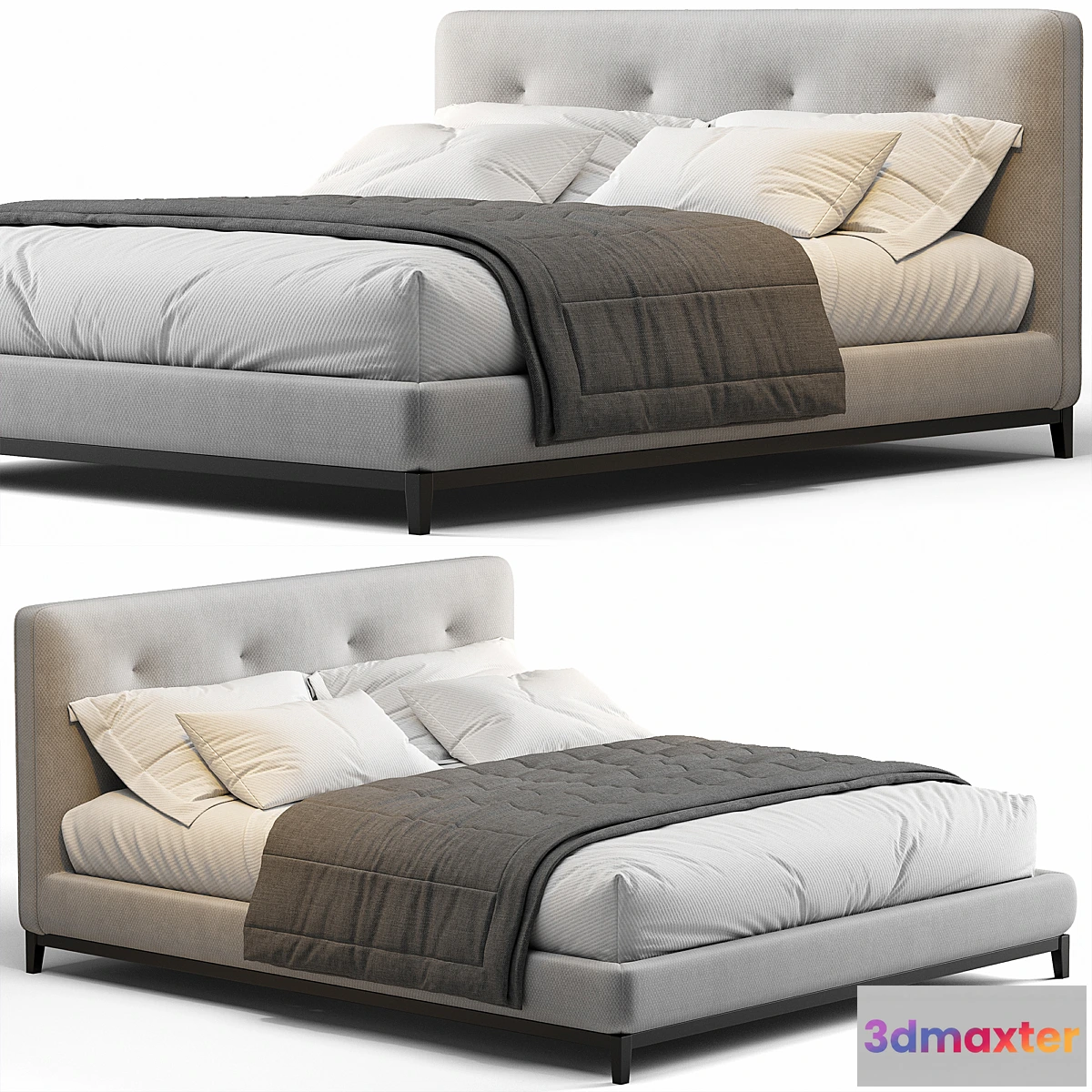 691718 - Andersen Leather Bed Quilt By Minotti - No.2