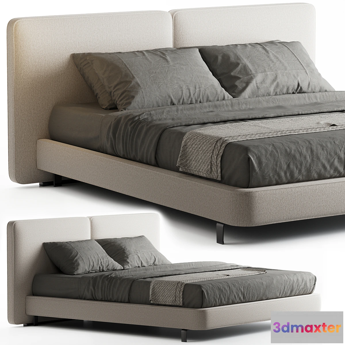 691908 - Minotti Tatlin Cover Bed