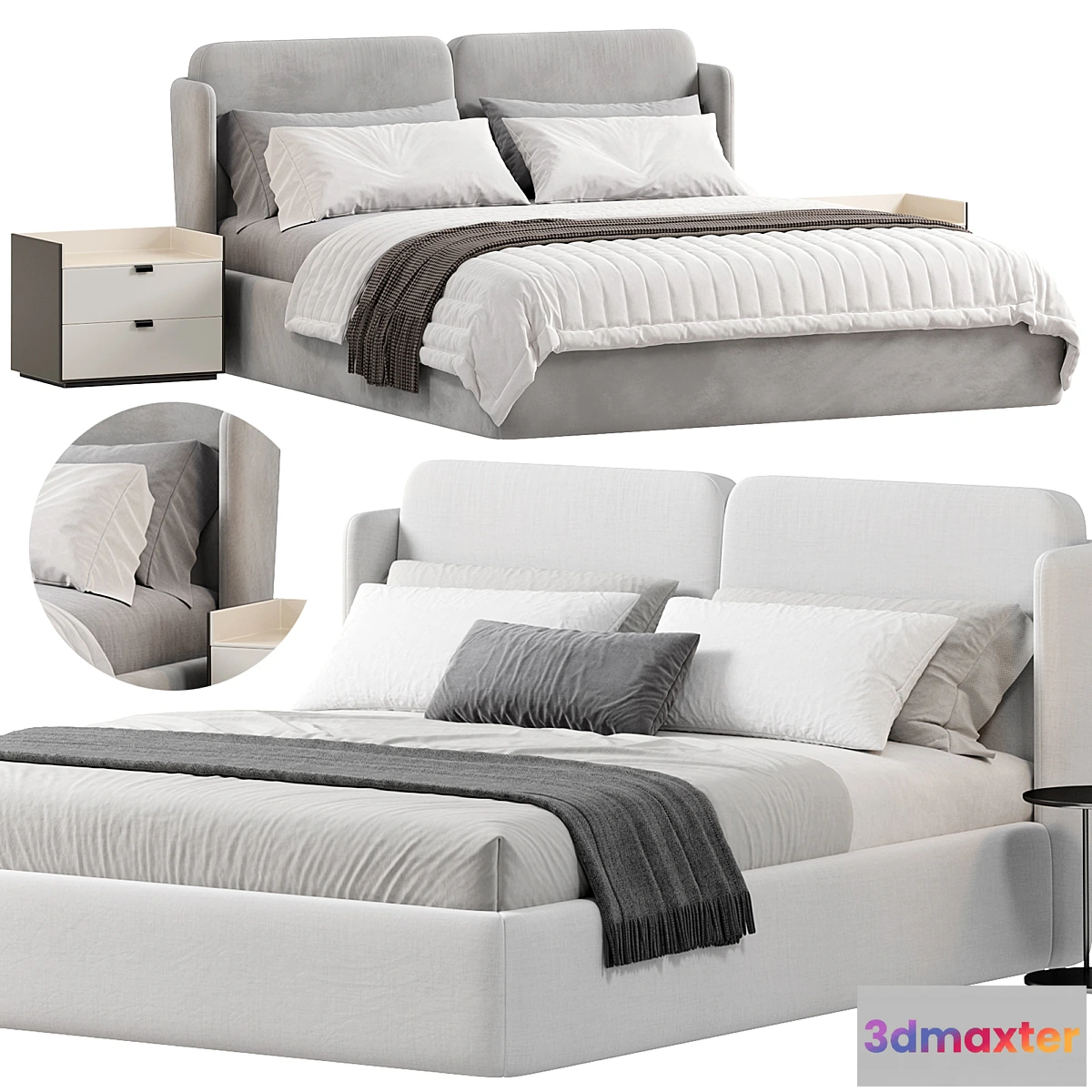 691914 - KIRA Bed by Andrea Parisio