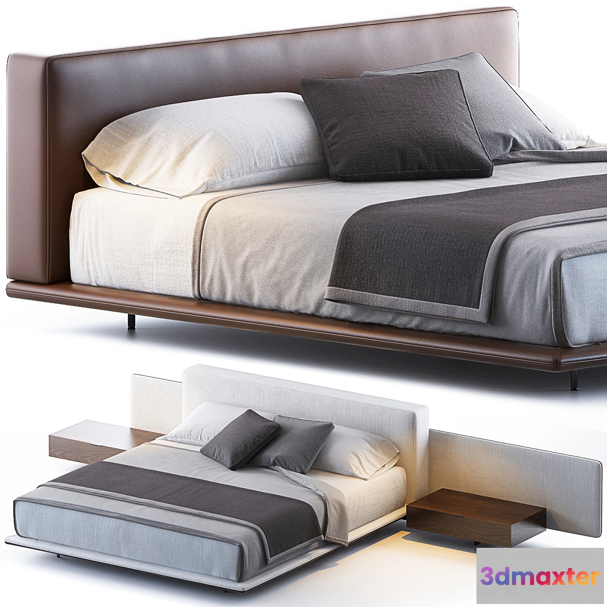 691958 - Horizonte bed by Minotti