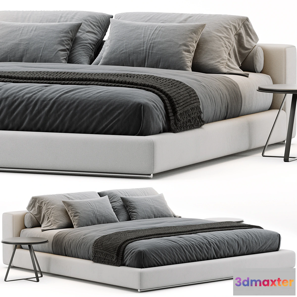 692078 - Flexform Groundpiece Bed - No.3