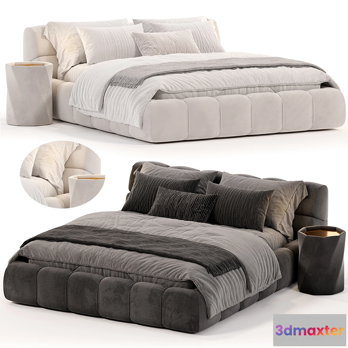 692220 - TUFTY BED by B&B Italia