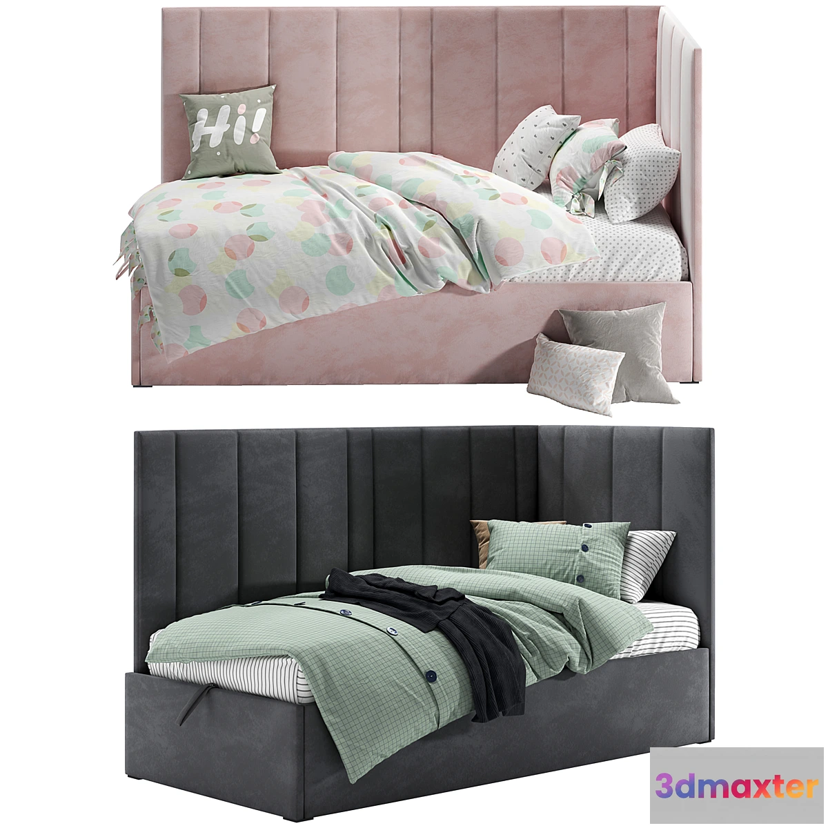 710710 - Soft bed ottoman Sophie - No.2