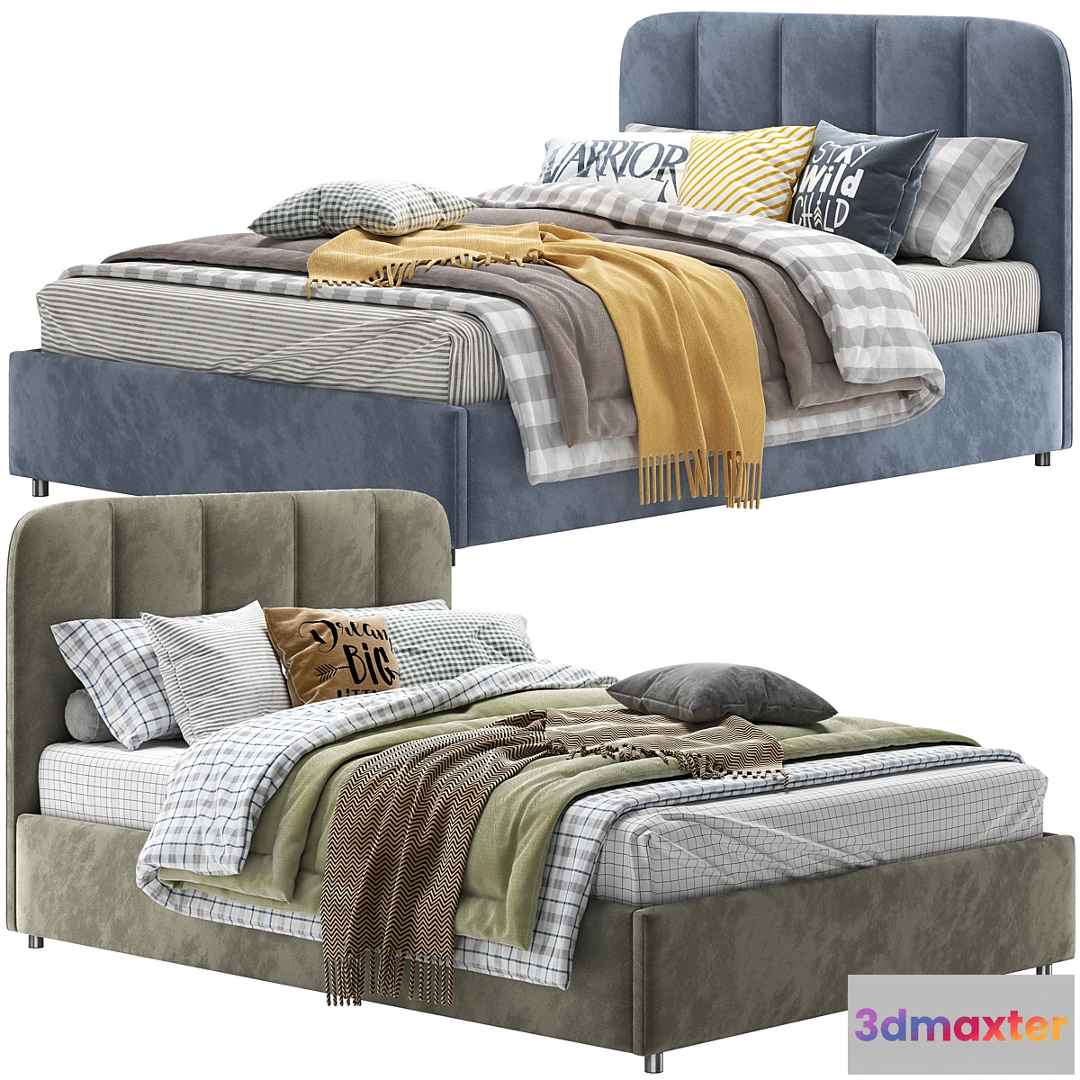 710718 - Nuance Upholstered Platform Bed