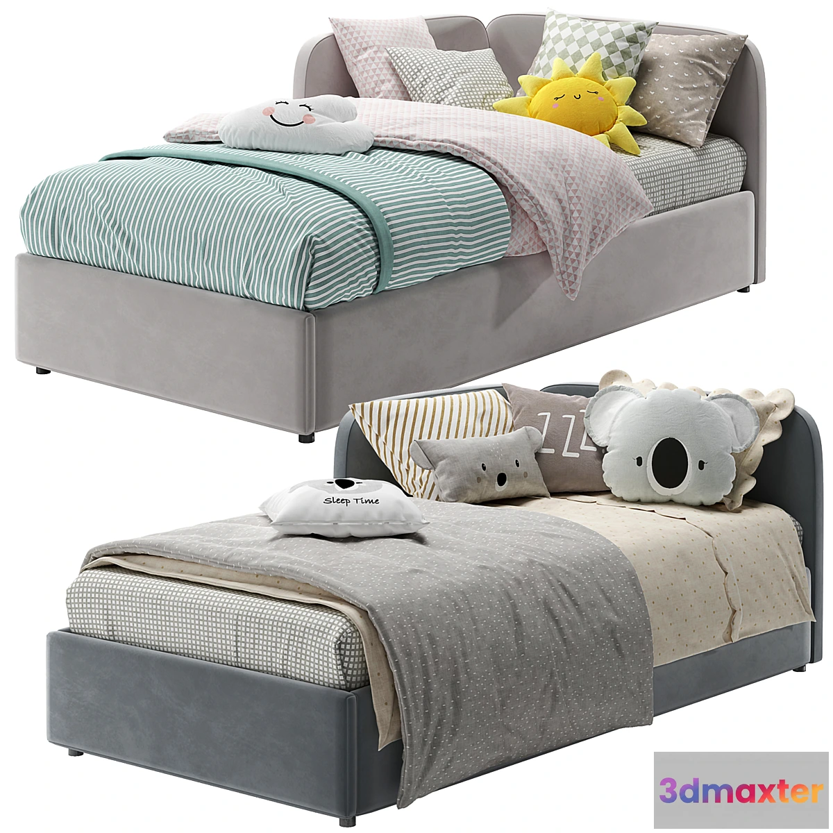 710796 - Corner Bed With Side Back - No.2