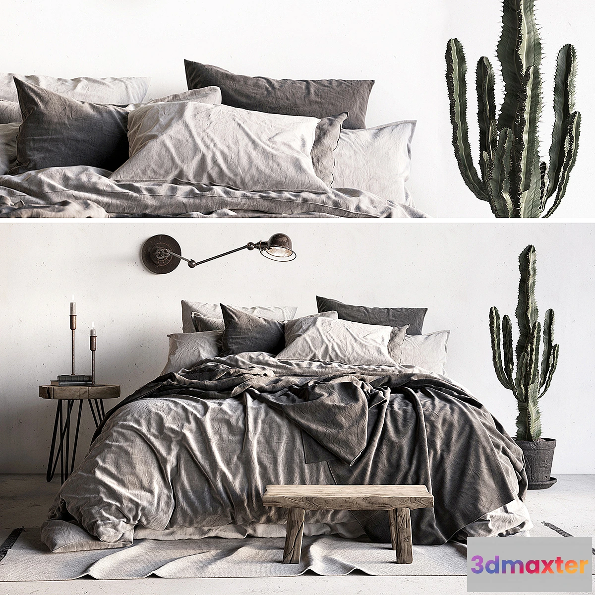 736063 - Bed _ Scandinavian - No.3