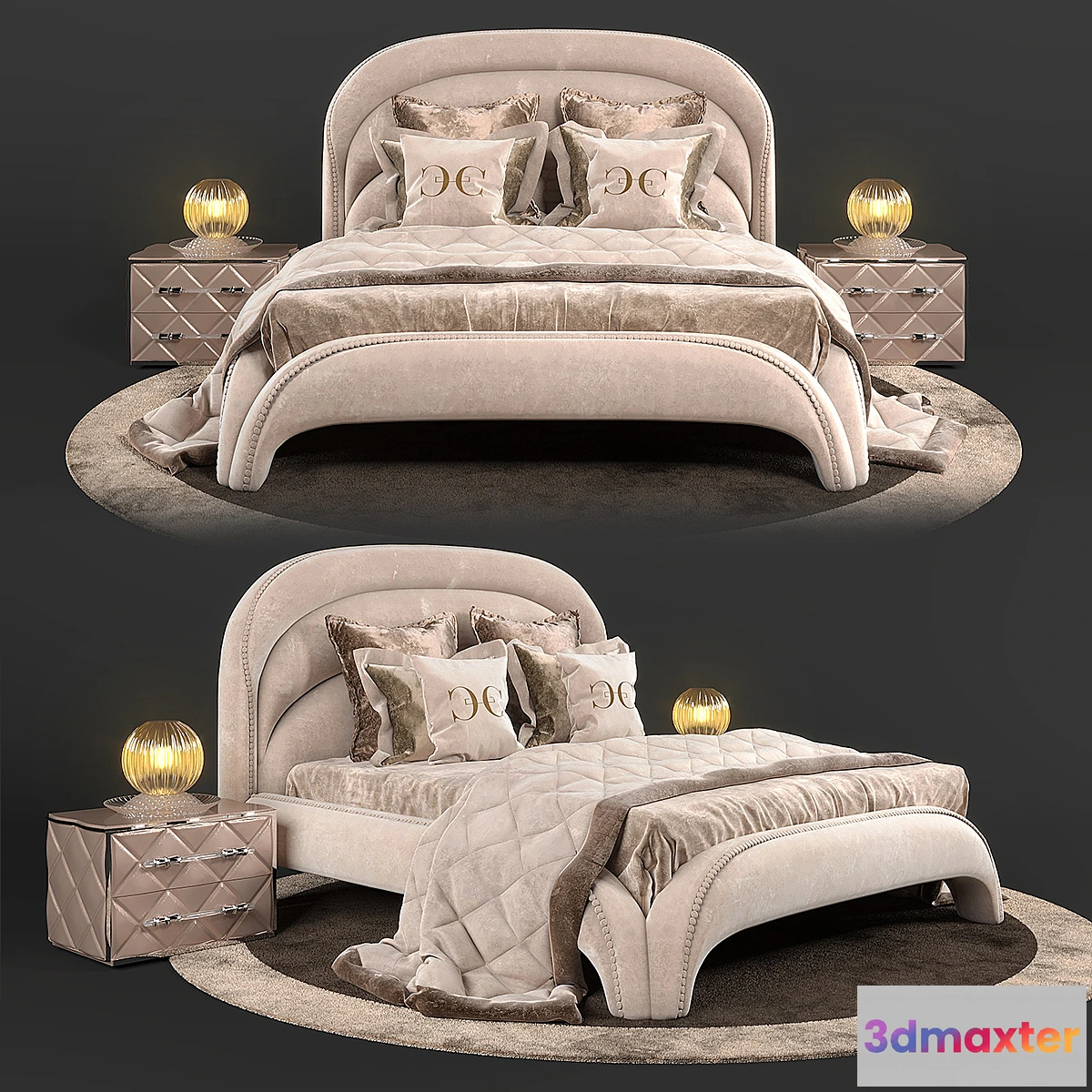 736843 - Bed Cornelio Cappellini THALIA.5200 - No.2
