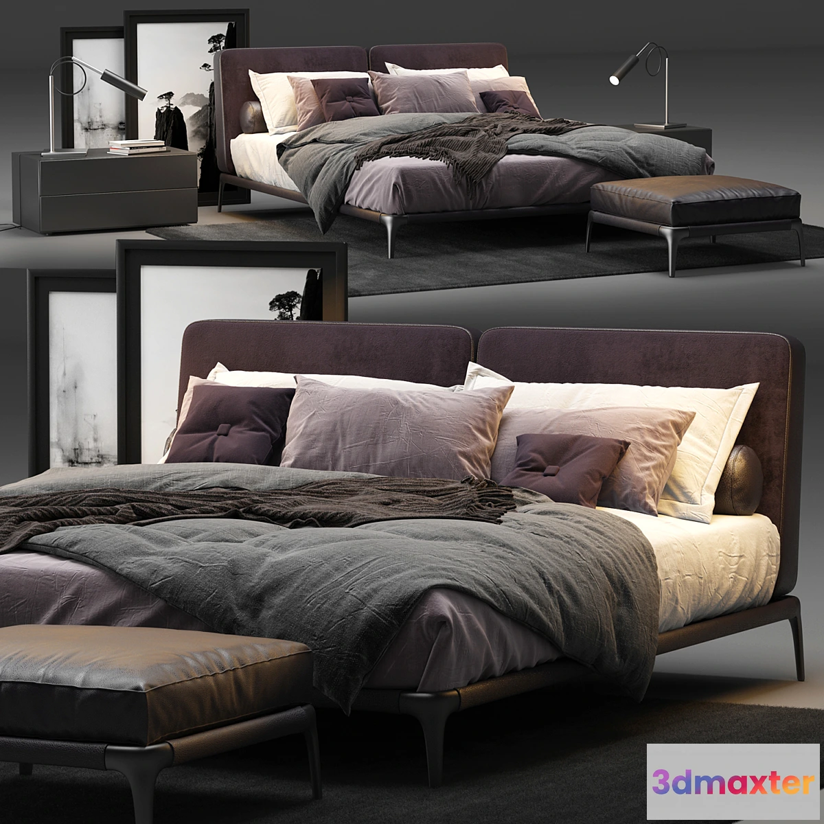 736861 - Poliform Park Uno Bed - No.3
