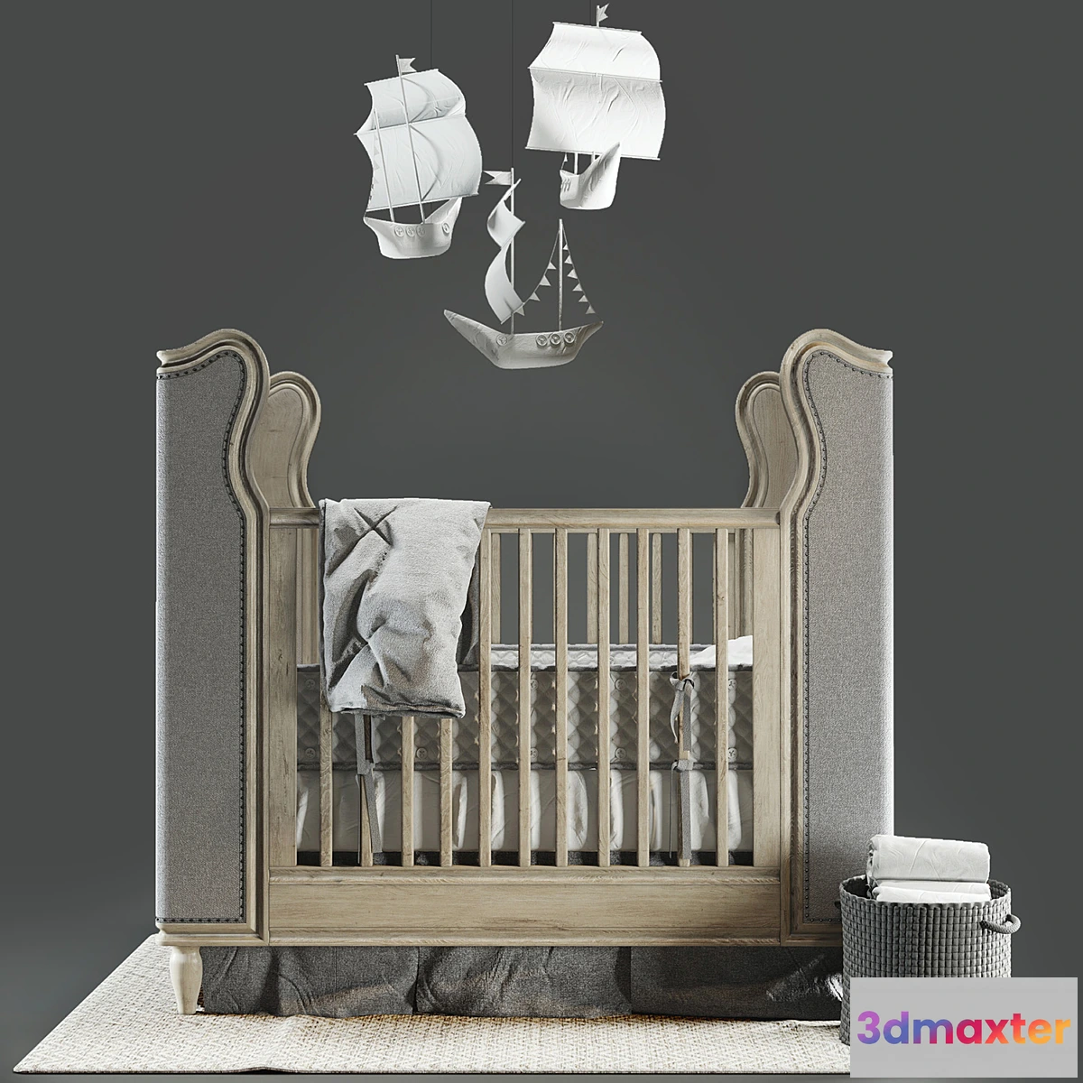 750685 - FRENCH UPHOLSTERED WING