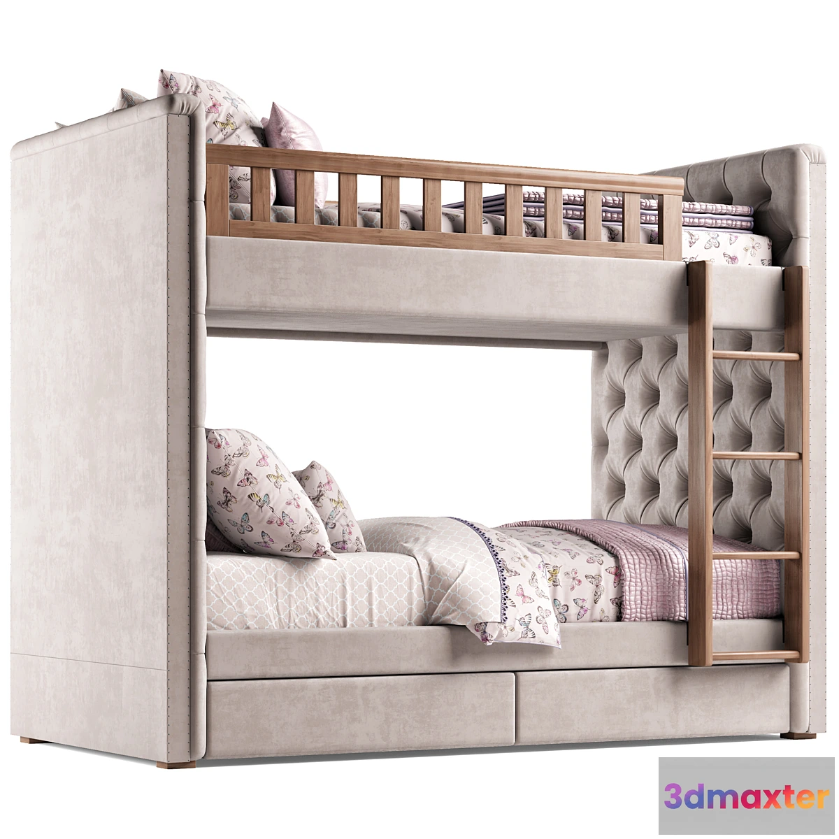 750793 - RH Chesterfield Bed