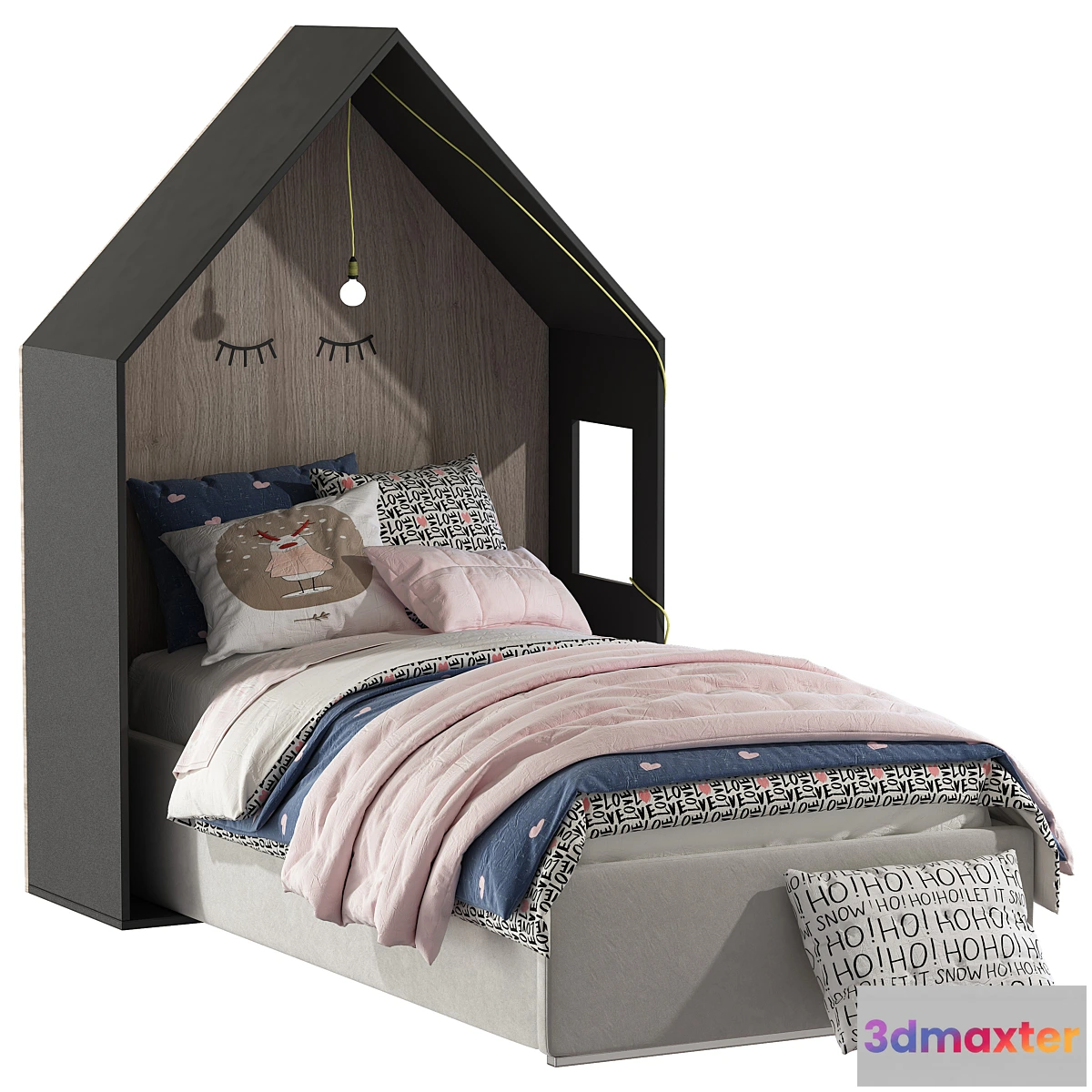 750813 - Bed with a house