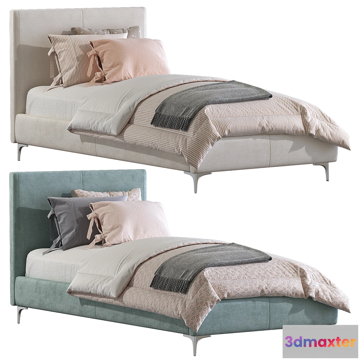 750863 - Bed Andes Deco Upholstered Bed 2