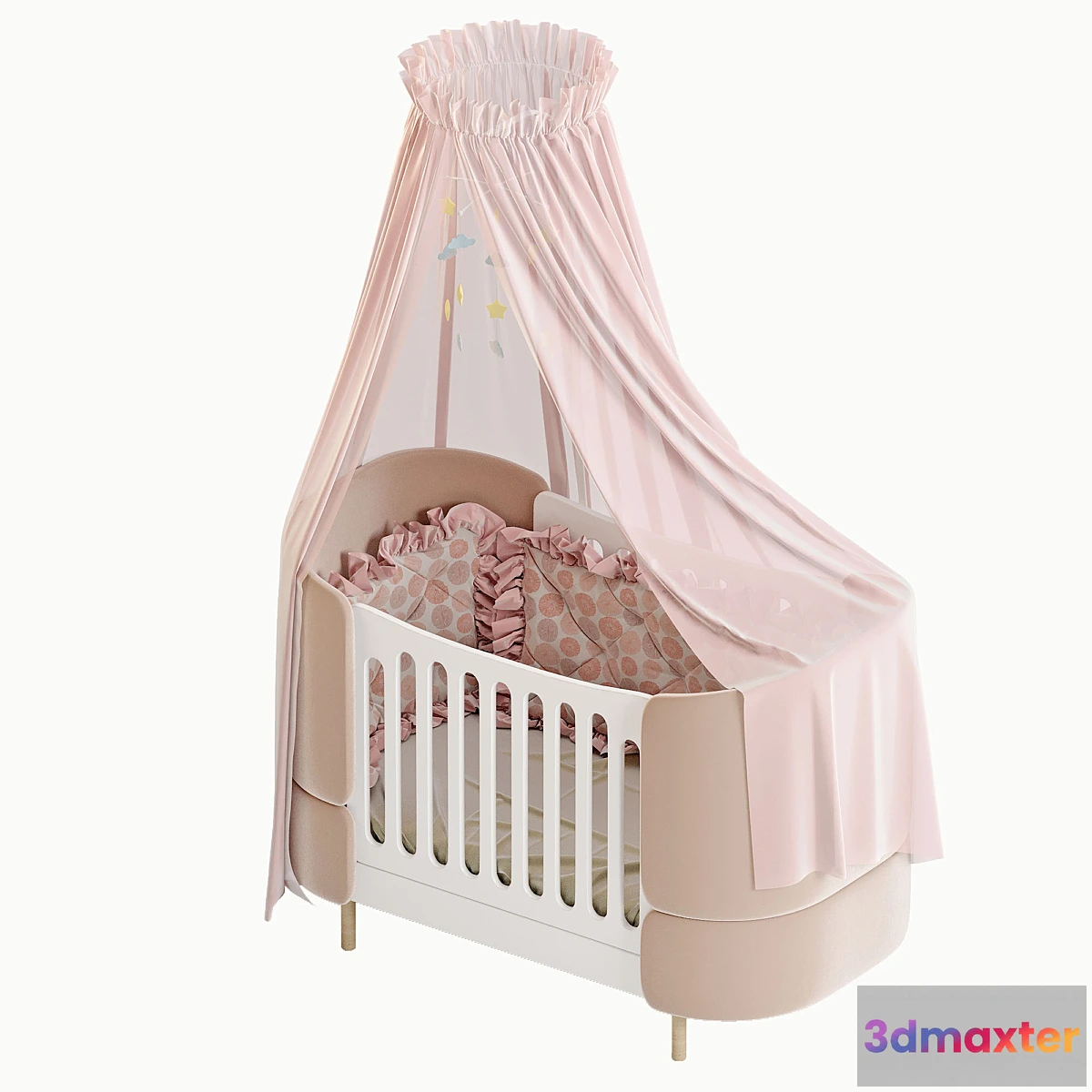 750935 - KIDI Soft transforming bed (beige)