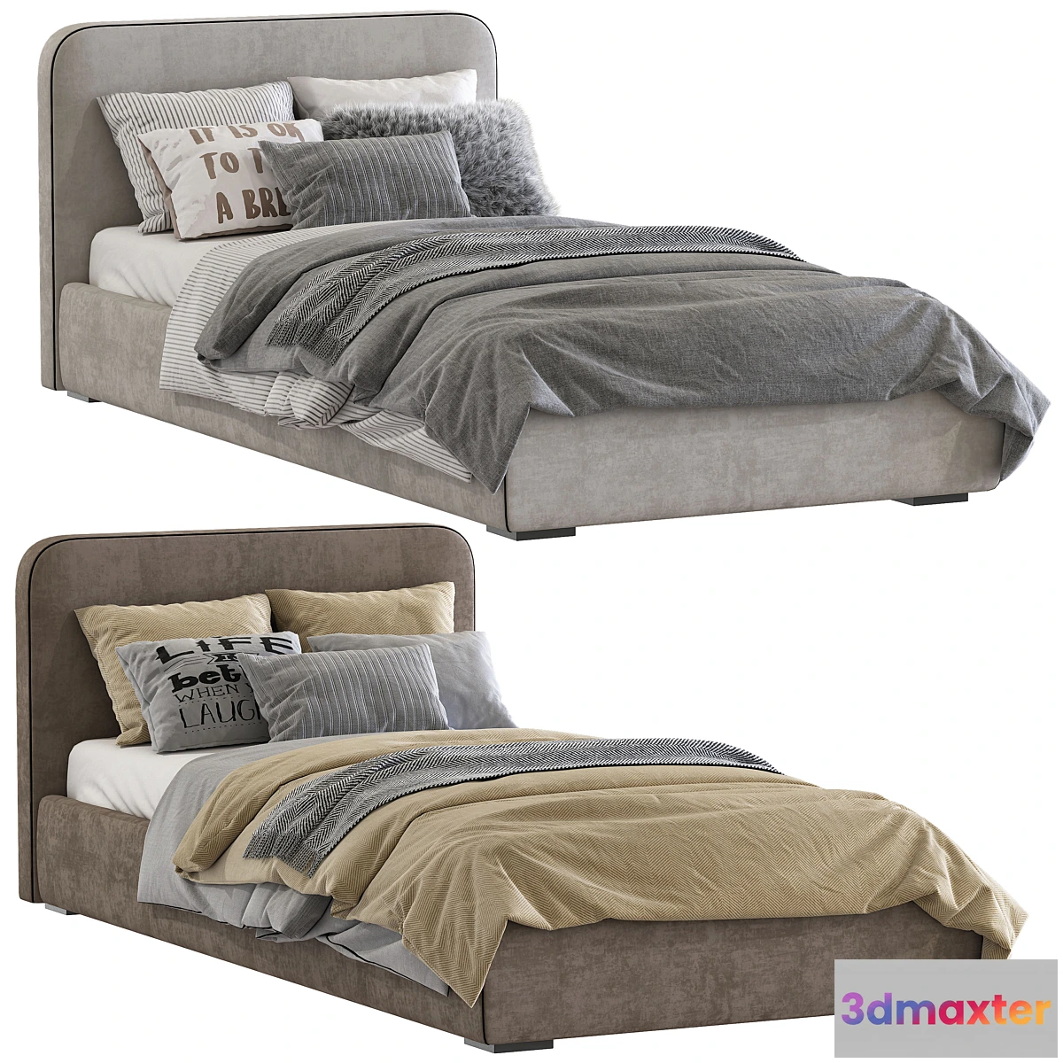 751053 - Bed with a soft headboard 11 - No.3