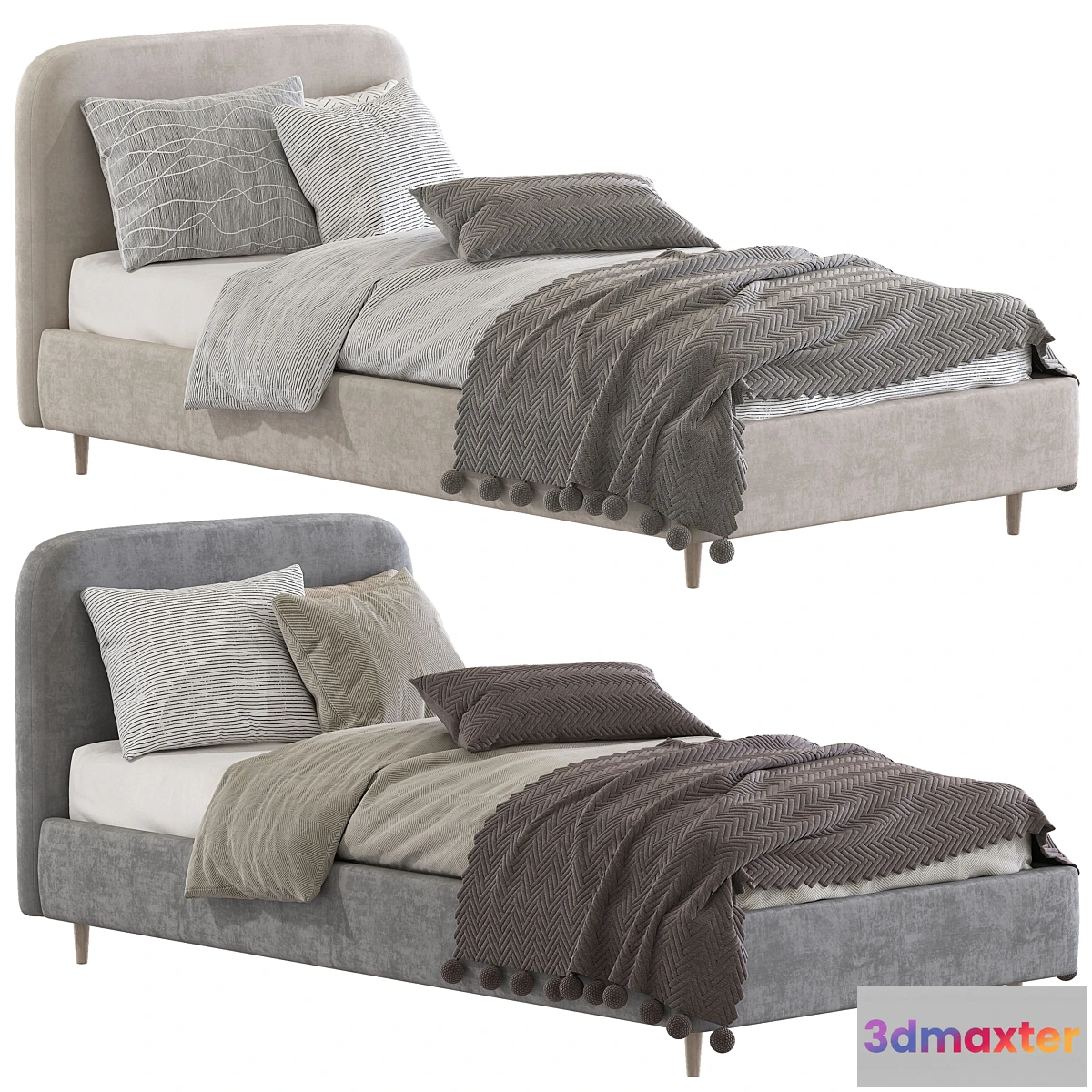 751121 - Contemporary bed 209