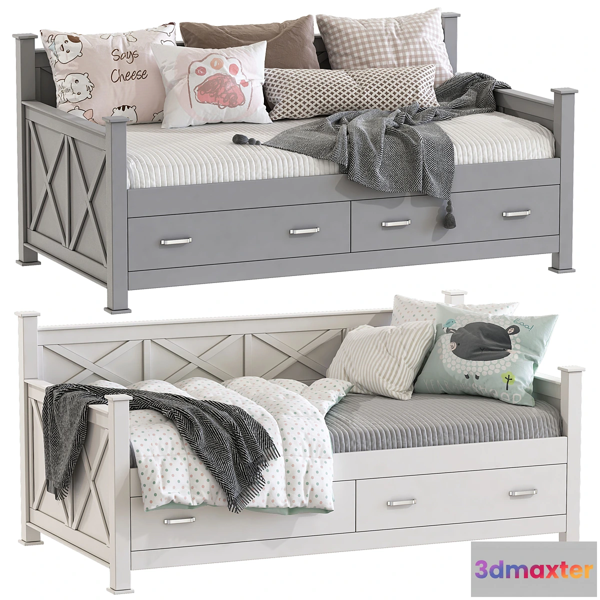 751245 - Sofa bed Pasadena Twin Solid Wood Daybed