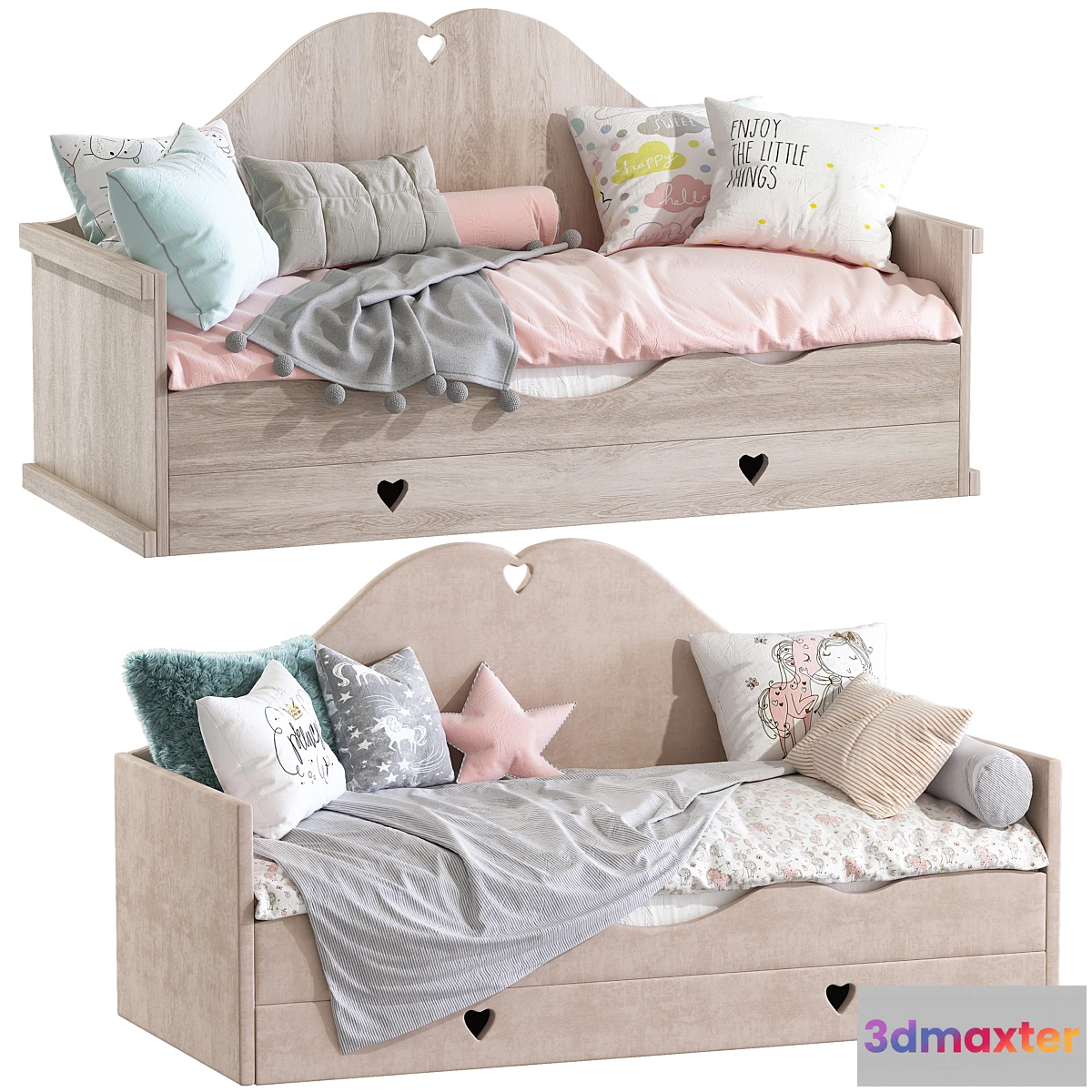 751299 - Childrens sofa bed with pillows