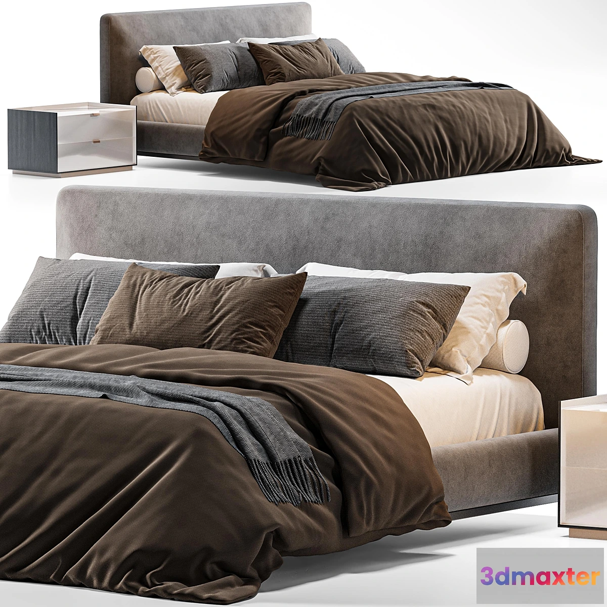 760055 - King bed minotti andersen
