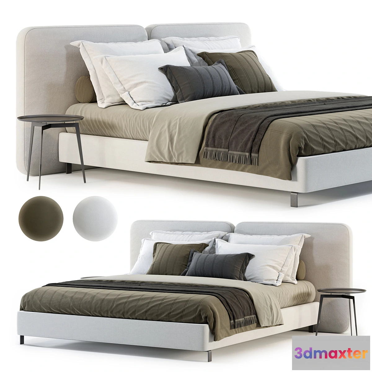 760273 - Minotti Tatlin Cover Bed - No.3