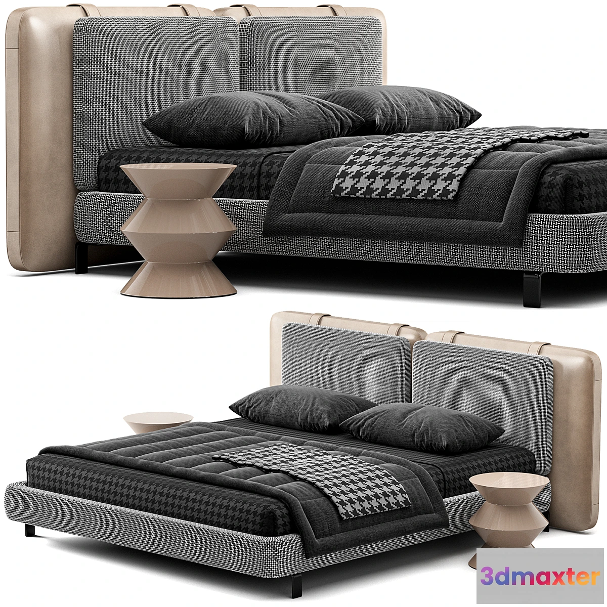 760281 - Bed Minotti Tatlin Soft - No.3