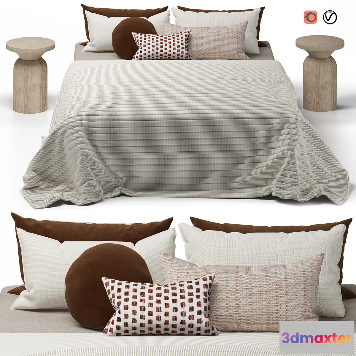 760305 - bed Massimo Quilt