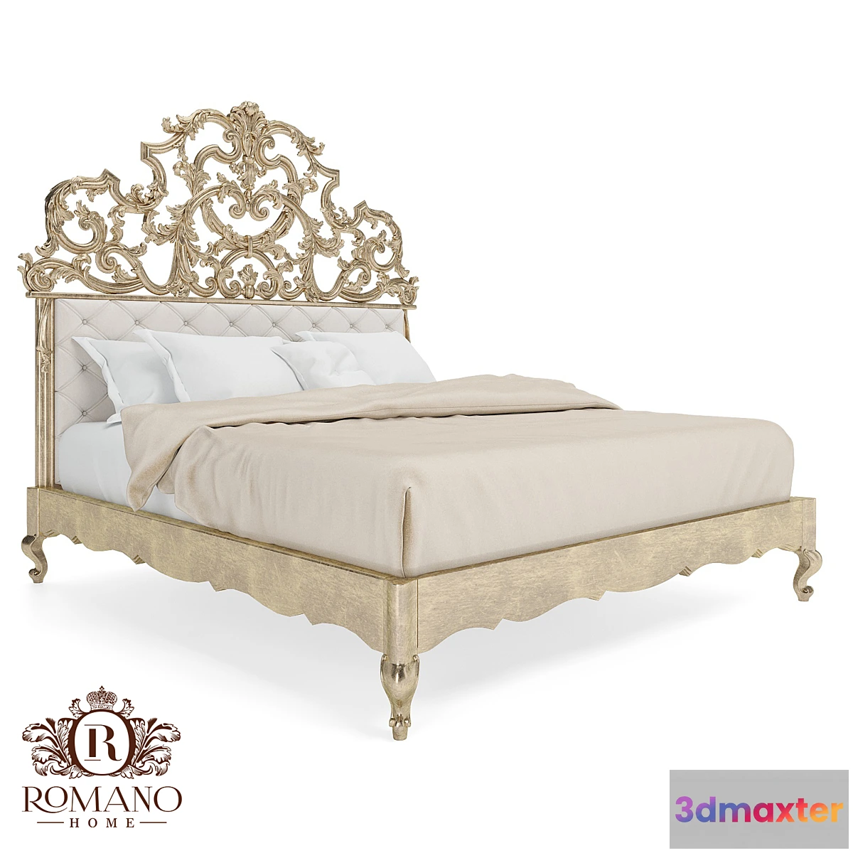 760499 - Bed Lucrezia High Romano Home