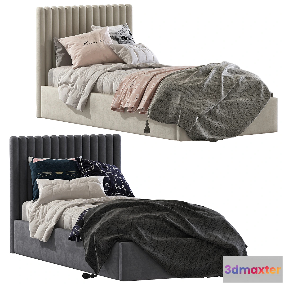 778239 - Bed with soft headboard 3