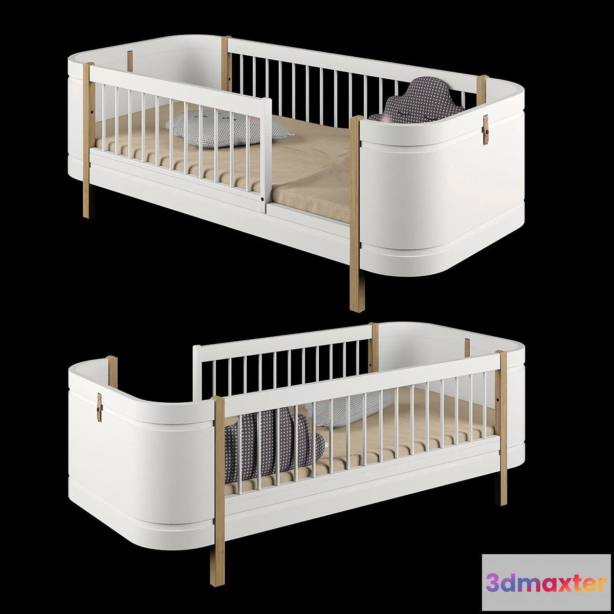778243 - OLIVER FURNITURE Wood Mini Junior Bed