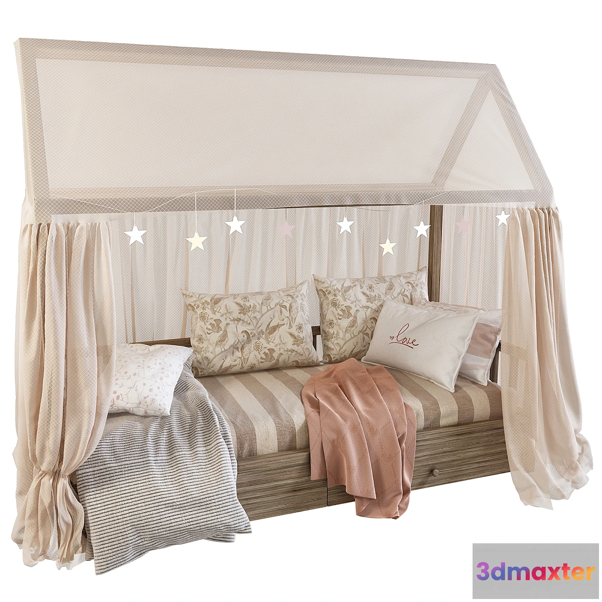 778339 - Children’s bed with columns 4