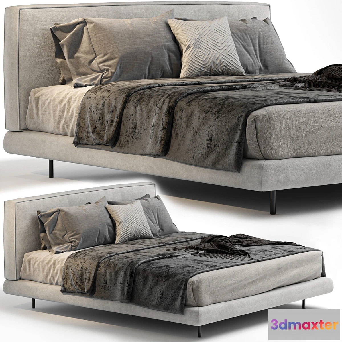 782094 - BRASILIA Double bed By Minotti - No.2