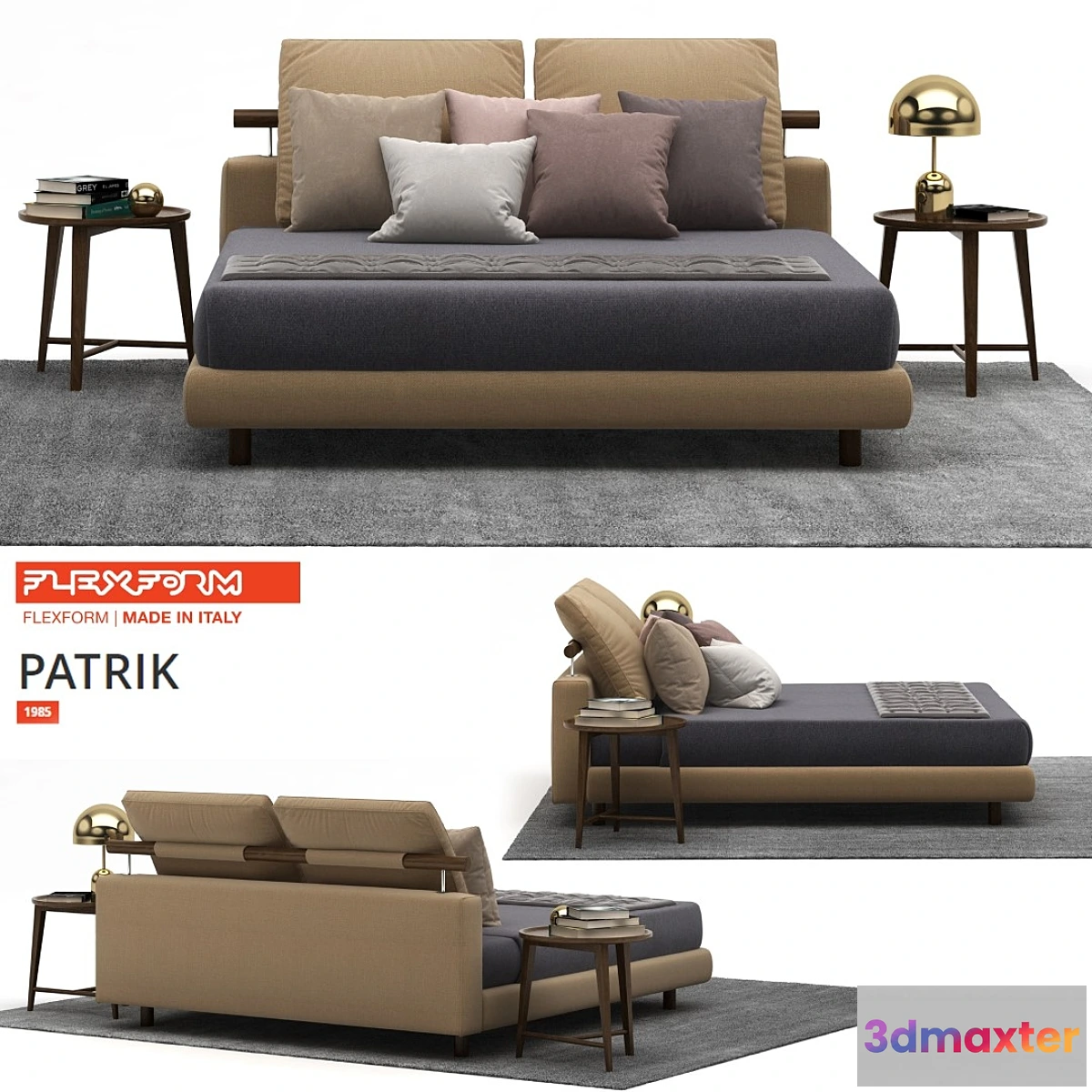 790652 - FLEXFORM PATRIK BED - No.2