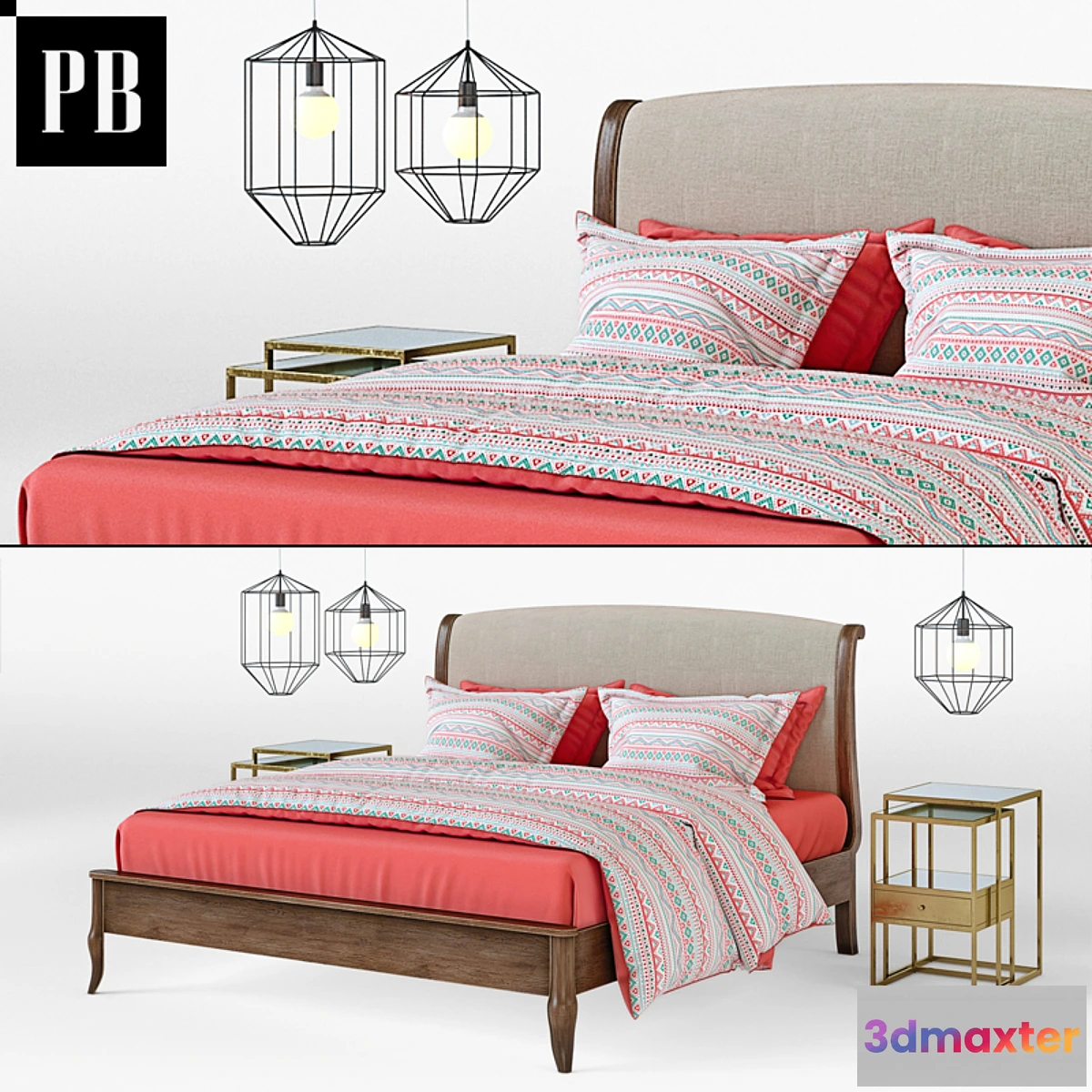 790712 - POTTERY BARN Calistoga Bed - No.2
