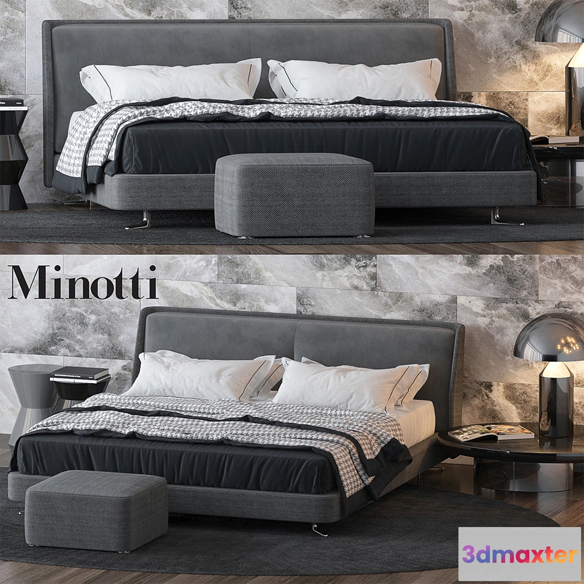 790814 - Bed by Minotti - No.2