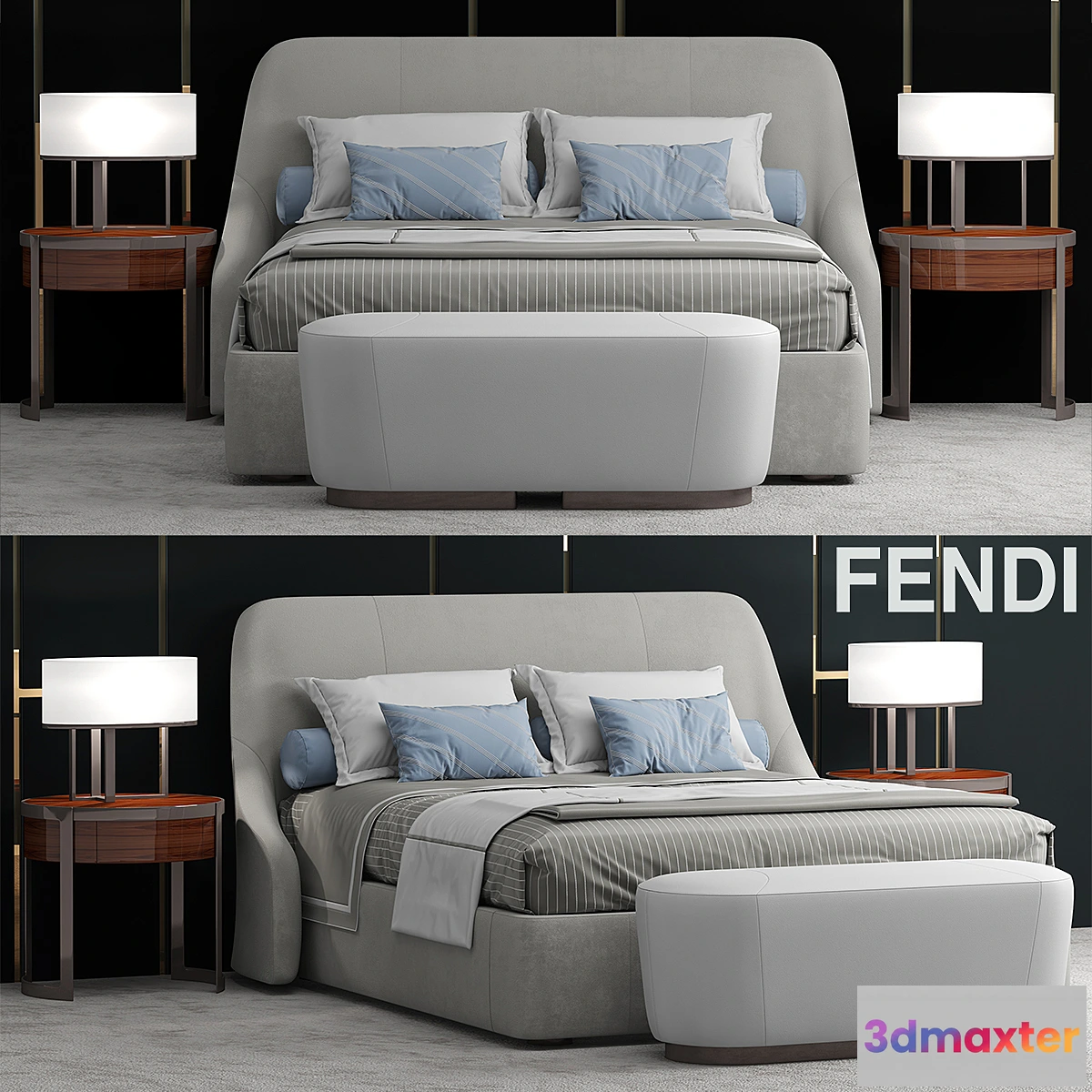 790960 - Bed Fendi Casa Audrey Bed - No.3