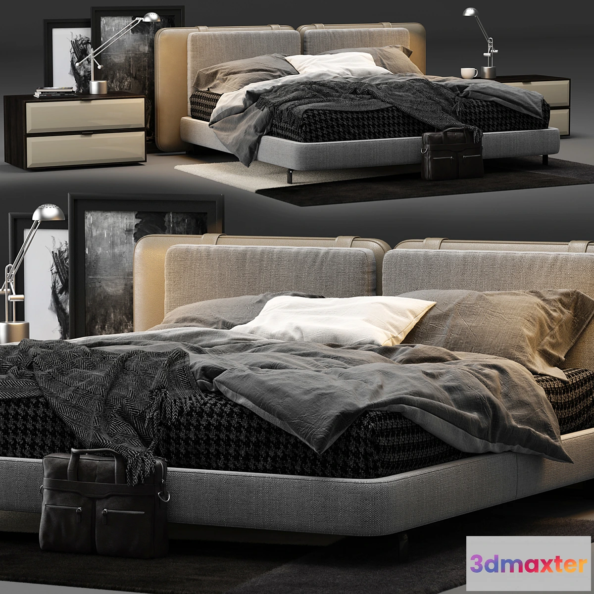 791206 - Minotti Tatlin Soft Bed - No.7