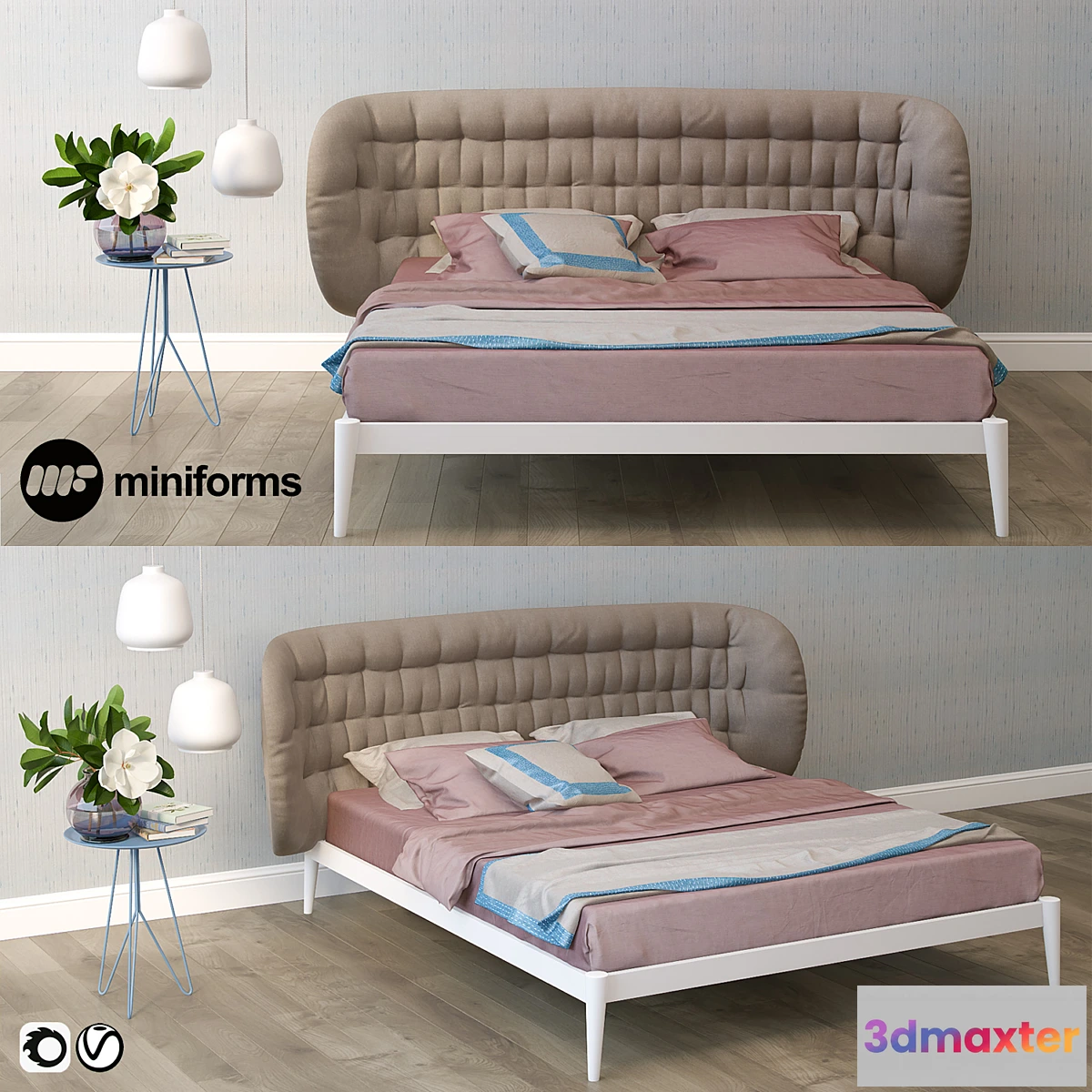 791398 - Bed Shiko Capitoné Miniforms - No.3
