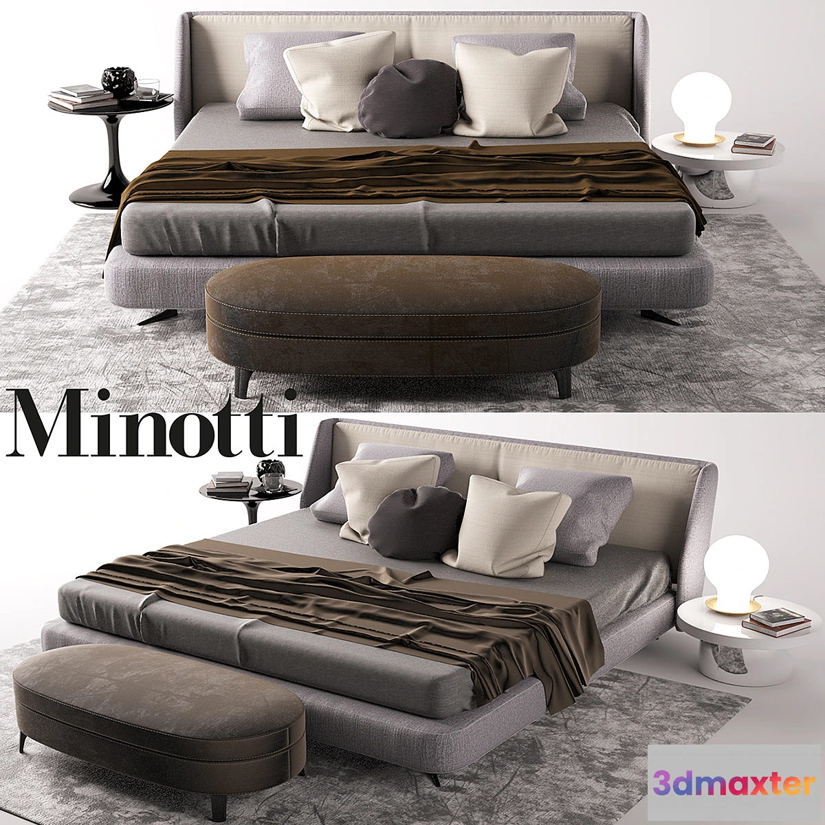 791436 - Minotti bed - No.2