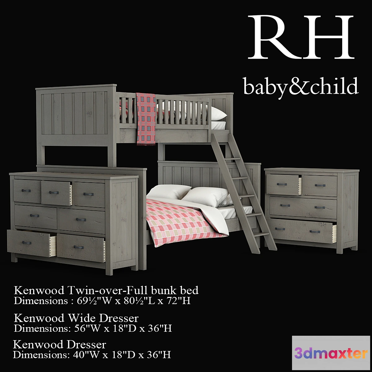 791526 - Kenwood Twin-over-Full bunk bed - No.3